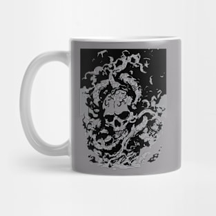 gothic skull at the sea Mug